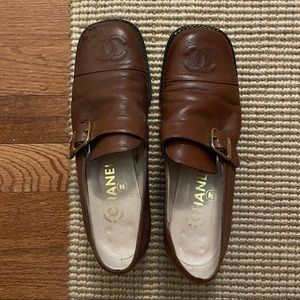 Chanel vintage loafers sz 39